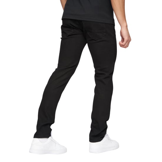 Crosshatch Heren Buraca Denim Slim Jeans (Zwart) - Image 2