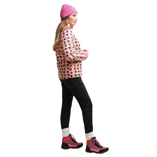 Regatta Womens/Ladies Orla Kiely Tiny Elm Baffled Padded Jacket (Pink)