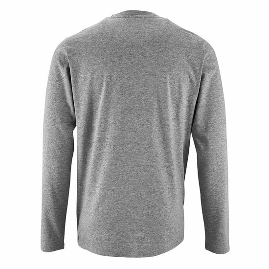 SOLS Heren Keizerlijk T-Shirt met lange mouwen (Grijze Mergel) - Image 2
