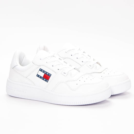 Tommy Jeans Sneakers Retro Basket Wit - Image 1
