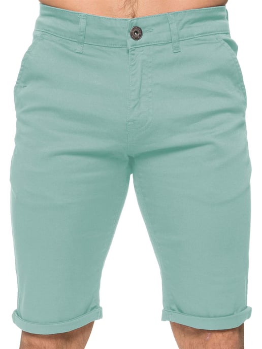 Enzo Heren Slim Fit Stretch Chino Korte Broek - Image 1
