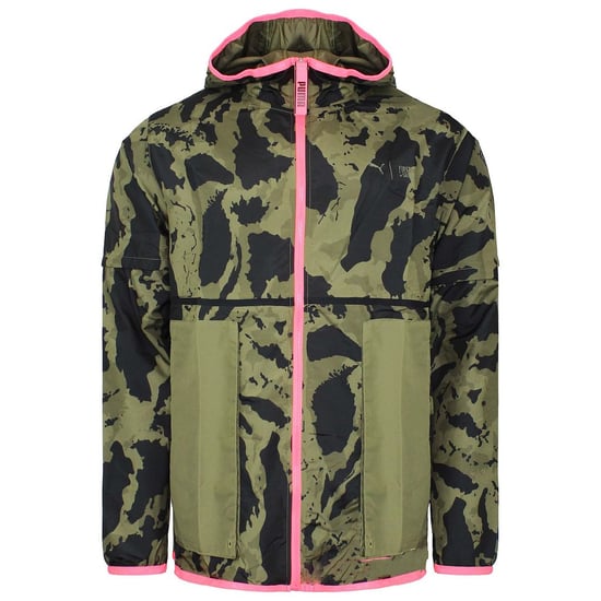 Puma x First Mile Heren Zwart/Groen 2in Woven Jacket - Image 2