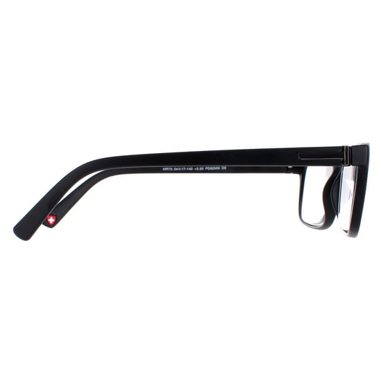 Montana Rectangle Unisex Black Glasses