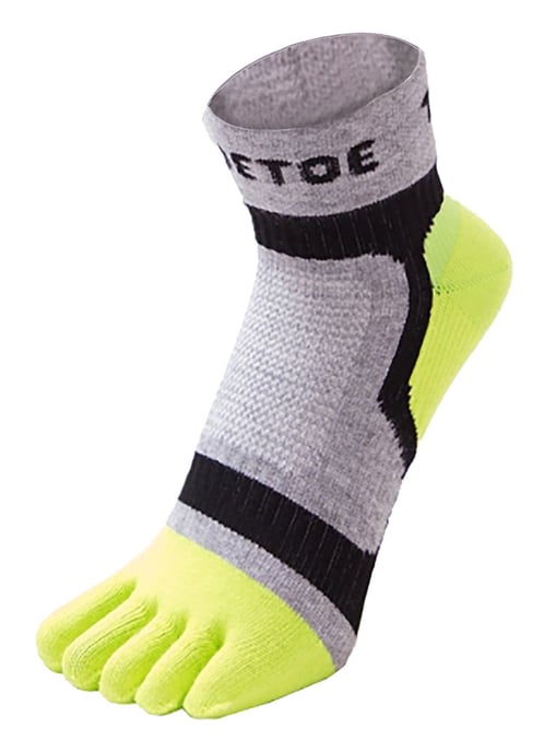 TOETOE - Heren & Dames Ademend Sport Licht Hardloop Lage Sneakersokken - Groen - Image 1