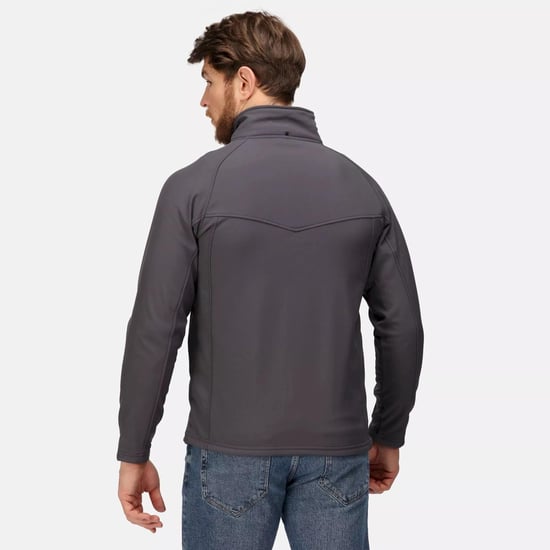 Regatta Professional Mens Uproar Softshell Wind Resistant Fleece Jacket (Seal Grey)