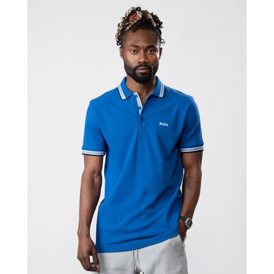 BOSS Green Paddy Curved Heren Polo - Image 1