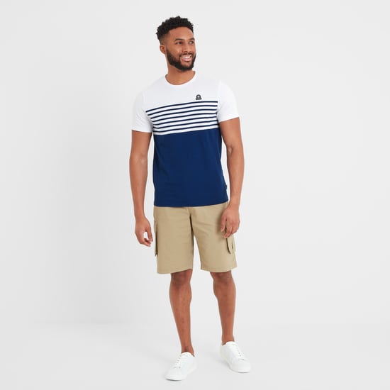 Drayton Mens T-Shirt Night Blue