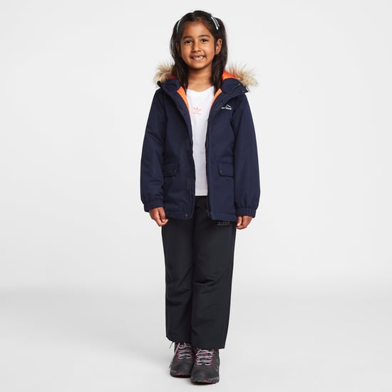 Peter Storm Kids' Waterproof Parka II with Removable Faux Fur Trim Hood, Winter Coat