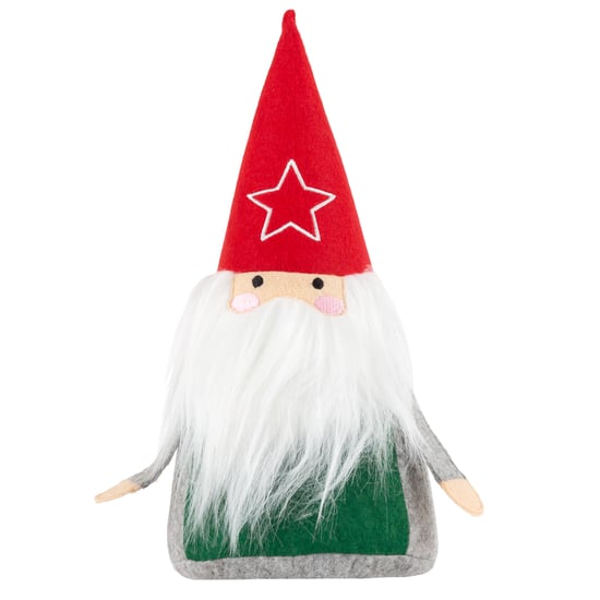 furn. Scandi Kerstman Feestelijke Deurstopper - Image 1