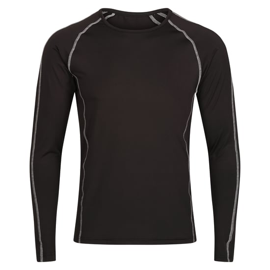 Regatta Mens Pro Long-Sleeved Base Layer Top (Black)