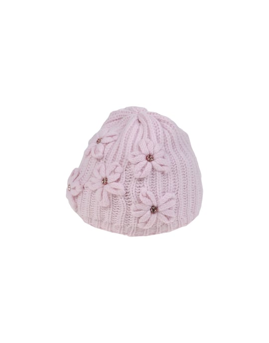 Aletta Pink Girls' Wool Beanie
