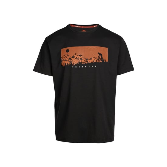 Trespass Mens Nellow Biker T-Shirt (Black)