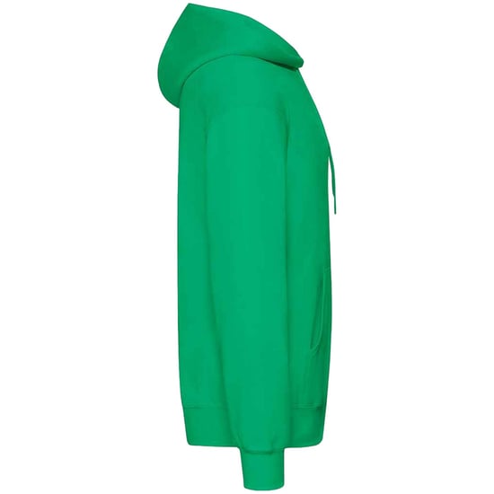 Fruit Of The Loom Unisex Volwassenen Klassiek Sweatshirt met capuchon (Kelly Groen) - Image 3
