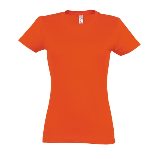 SOLS Dames/dames Imperial Heavy Short Sleeve T-Shirt (Oranje) - Image 1