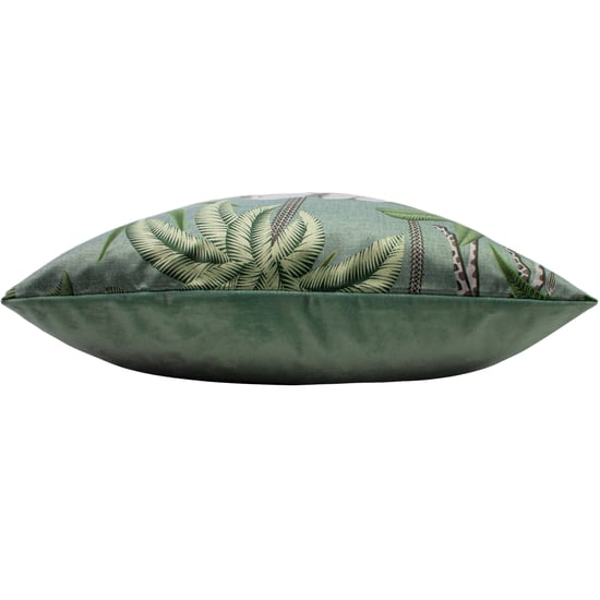 Paoletti Jungle Parade Botanical Satin Feel Cushion Cover - Image 3