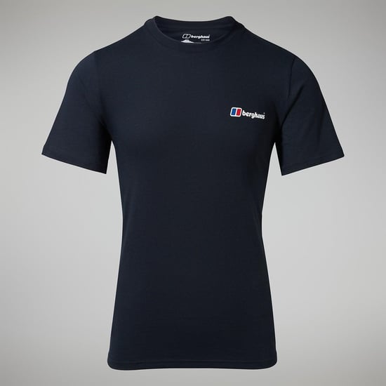 Berghaus Heren Organic Classic Logo T-shirt Zwart - Image 1