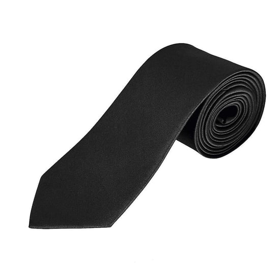 SOLS Garner Satijnen Stropdas (Zwart) - Image 1