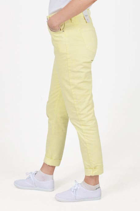 Girlfriend Cropped Roll Hem Jeans