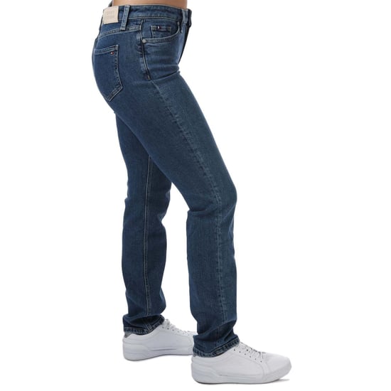 Dames Tommy Hilfiger Rome Mid Rise Straight Jeans in Denim - Image 4