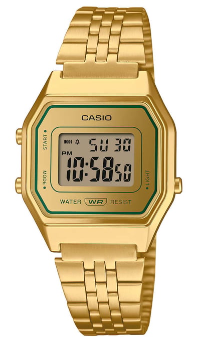 Casio Casio Collectie Vintage Damen Gouden Horloge LA680WEGV-9AEF - Image 1