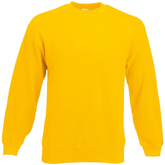 Fruit Of The Loom Heren Set-In Belcoro® garen Sweatshirt (Zonnebloem Geel) - Image 1