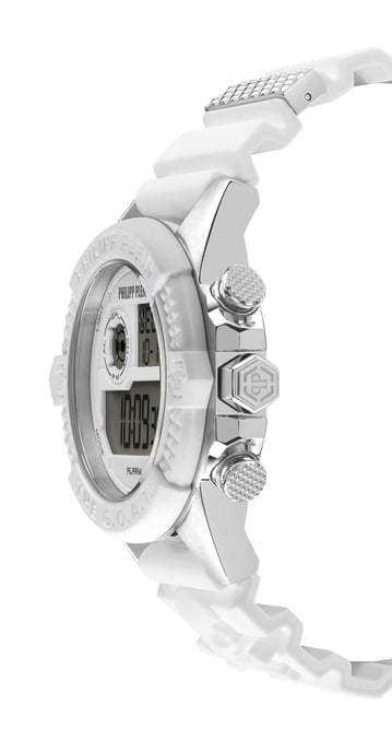 Philipp Plein The G.o.a.t. Unisex Horloge Wit PWFAA0121 - Image 2