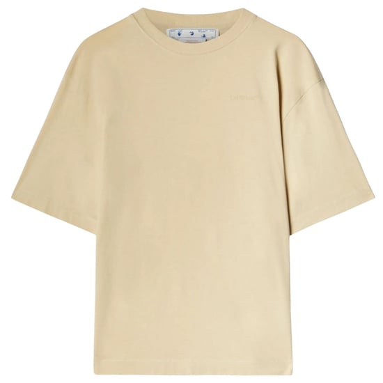 Off-White Scribble Carry Over Skate Fit Ivory Beige T-Shirt