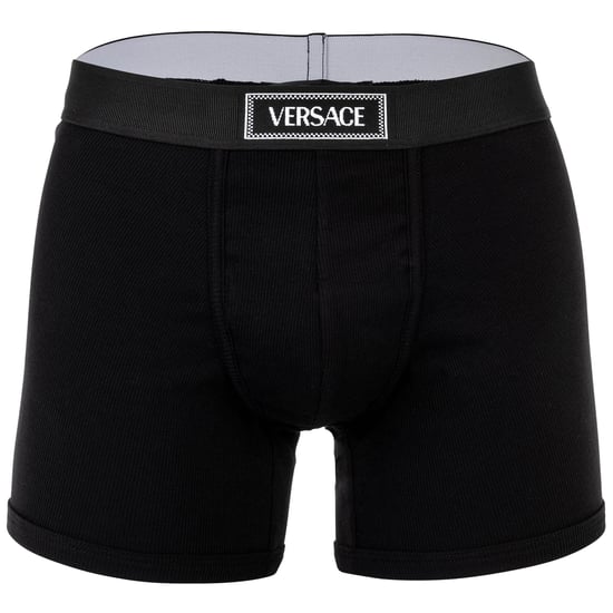 Versace Trunk Tex Geribde Katoenen Boxershort - Image 1