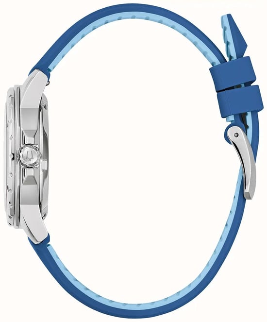 Bulova Marine Star Dames Blauwe Horloge 96L324 - Image 2
