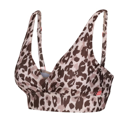 Regatta Womens/Ladies Paloma Leopard Print Bikini Top (Brown/Beige)