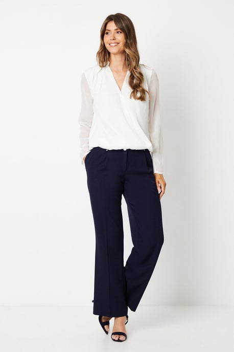 Ivory Wrap Top