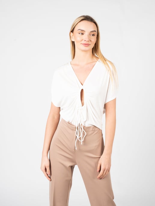 Pinko Top Vaduz Vrouw Wit - Image 3