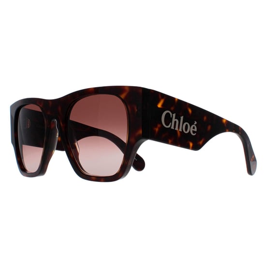 Chloe Square Womens Dark Havana Brown Gradient CH0233S