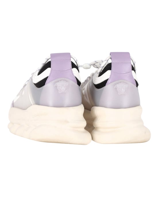 Versace Chain Reaction Sneakers in Witte Leren - Image 3