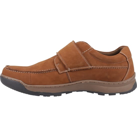 Hush Puppies Casper Leder Mannen Tan Nubuck Loafers - Image 4