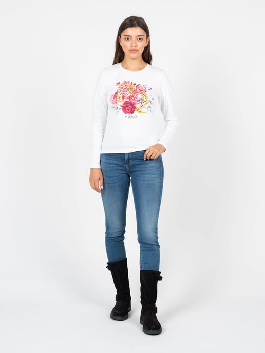 Rebel Queen by Liu Jo blouse Vrouw Wit - Image 2