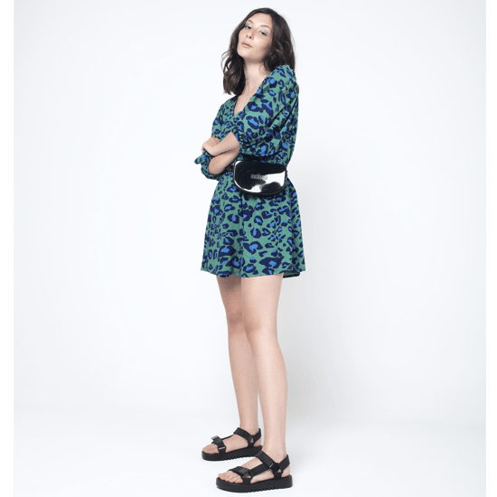 Flowing Papete Black Sandal - Image 2