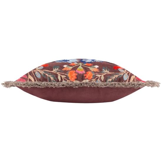 Wylder Mirrored Toucan Embroidered Polyester Filled Cushion