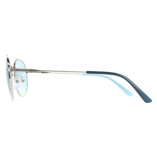 Calvin Klein zonnebril CK18116S 046 Nikkel vast lichtblauw - Image 3