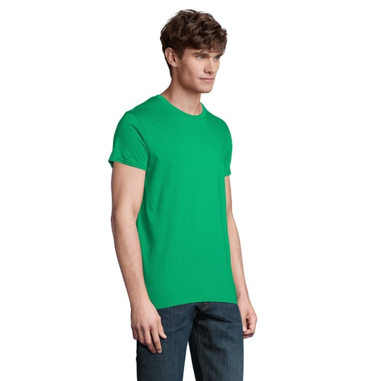 SOLS Heren Pioneer Biologisch Katoenen T-Shirt (Kelly Groen) - Image 3