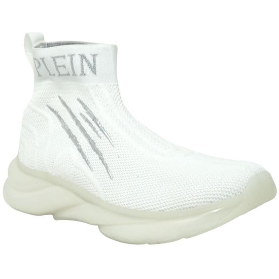 Plein Sport Hi-Top Sock witte sneakers - Image 3