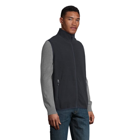 SOLS Uniseks Fleece Bodywarmer met rits voor volwassenen (Marine) - Image 3