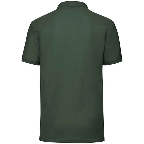 Fruit of the Loom Heren Piqué Polo Shirt (Fles groen) - Image 2