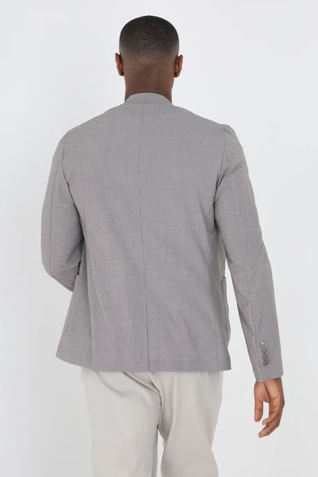 Light Grey 'Canterbury' Check Blazer