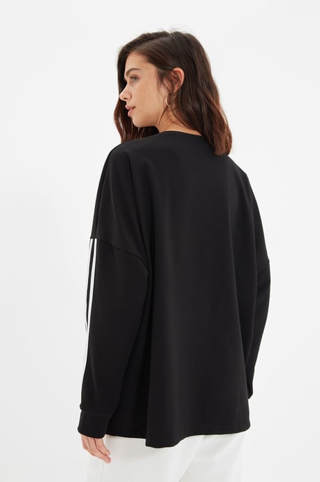 Trendyol Vrouwen Ronde hals Off-shoulder Sweatshirt - Image 5