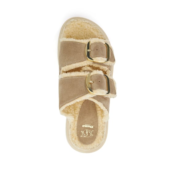 Dune Ladies Lodge - Cosy Lined Two Bar Mules - Image 4