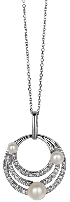 Orphelia Dames 925 Sterling Zilveren Ketting met Hanger - Zilver ZH-4794 - Image 1
