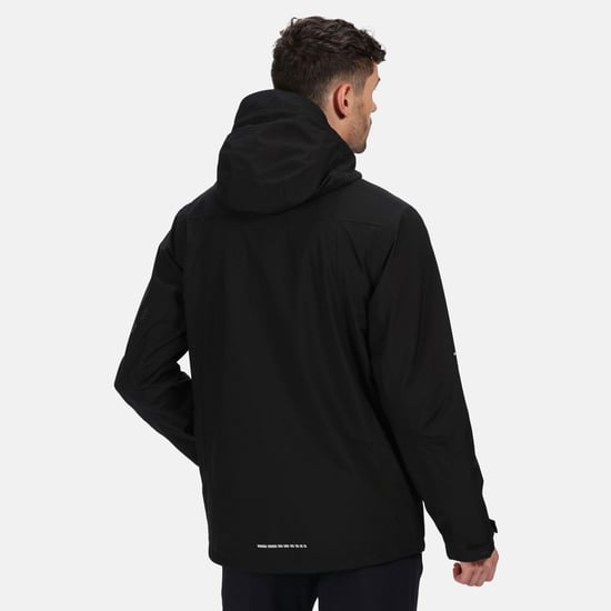 Regatta Mens X-Pro Exosphere II Softshell Jacket (Black/Magma Orange)