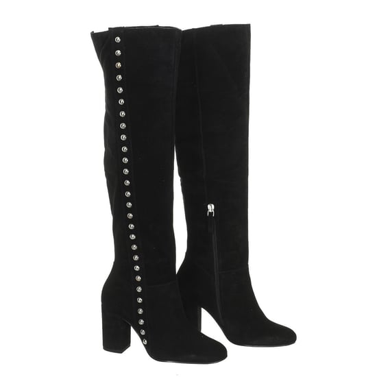 Suede finished leather heeled boots FLDAN3SUP11 woman