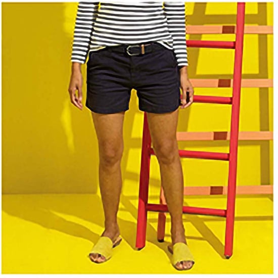Asquith & Fox Dames/Dames Klassieke Fit Shorts (Zwart) - Image 2